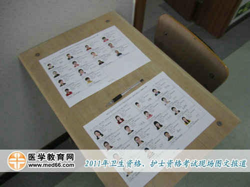 上午8:50，衛(wèi)生資格、護士資格考試即將開始，大部分考生都已經(jīng)進入考場，準備考試