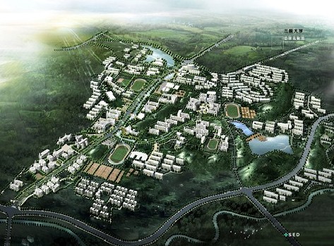 湖北中醫(yī)藥大學(xué)全景圖