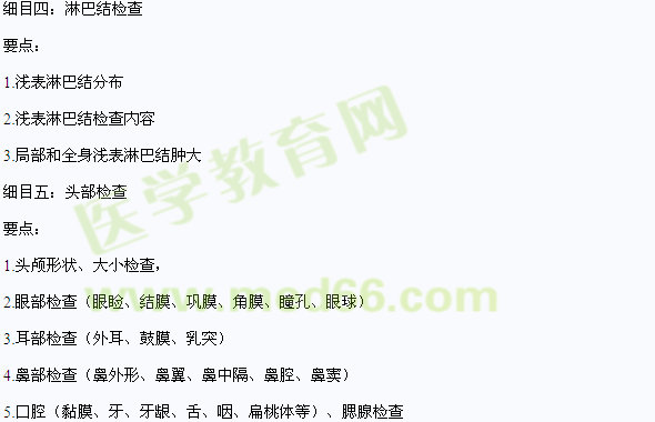 2016中醫(yī)執(zhí)業(yè)醫(yī)師《診斷學基礎(chǔ)》考試大綱