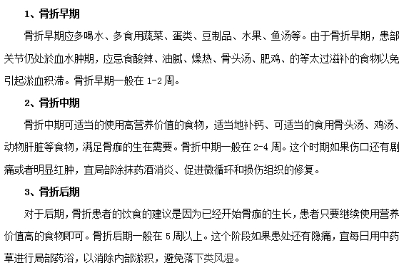 骨折各個時期的康復(fù)要點