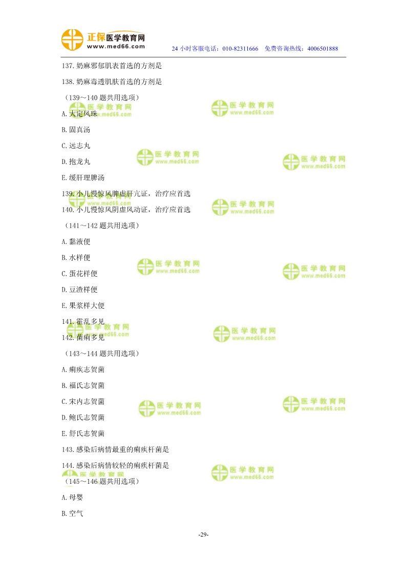 2019年中醫(yī)執(zhí)業(yè)醫(yī)師二試?？紲y(cè)評(píng)試卷