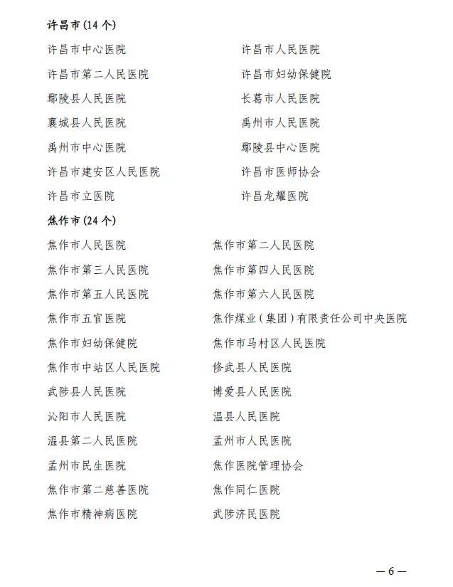 河南省第五周期(2017-2018年度)醫(yī)師定期考核機(jī)構(gòu)名單公示