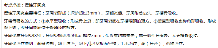 慢性牙周炎 慢性牙周炎