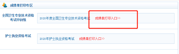 護(hù)師成績(jī)單打印入口 護(hù)師成績(jī)單打印入口