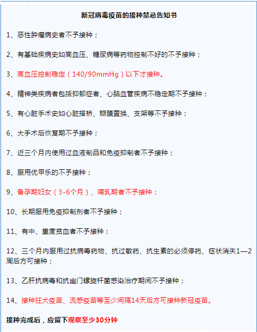 新冠疫苗接種禁忌書(shū) 新冠疫苗接種禁忌書(shū)