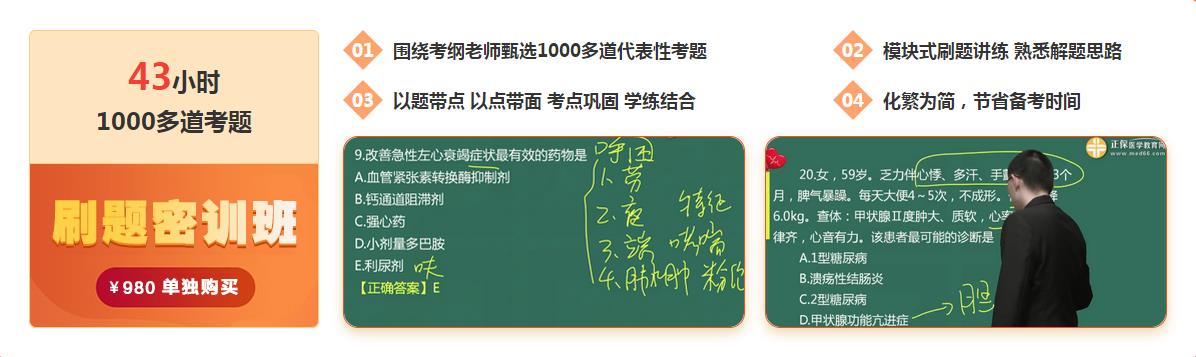 臨床執(zhí)業(yè)沖刺突破班1 臨床執(zhí)業(yè)沖刺突破班1