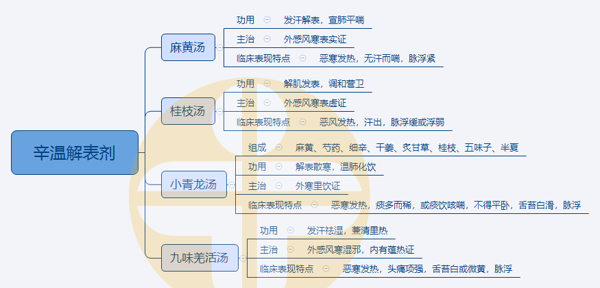 1.辛溫解表劑 1.辛溫解表劑