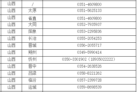 山西電話 山西電話
