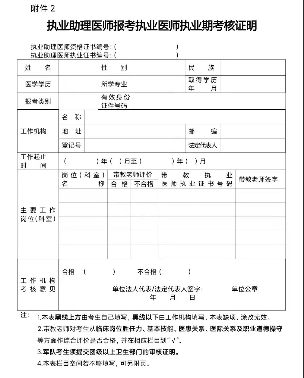 執(zhí)業(yè)助理醫(yī)師報考執(zhí)業(yè)醫(yī)師執(zhí)業(yè)期考核證明 執(zhí)業(yè)助理醫(yī)師報考執(zhí)業(yè)醫(yī)師執(zhí)業(yè)期考核證明