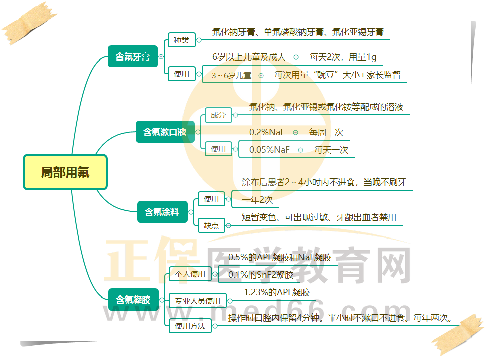 1.氟化物防齲的局部應(yīng)用 1.氟化物防齲的局部應(yīng)用