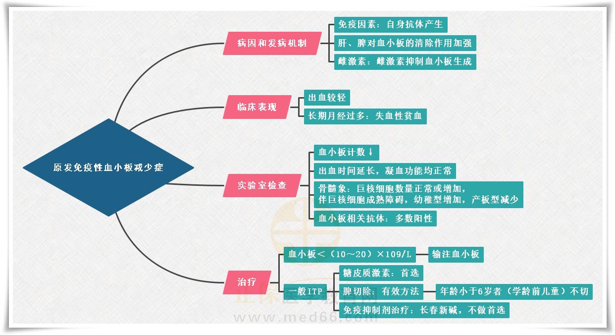 5.原發(fā)免疫性血小板減少癥思維導(dǎo)圖 5.原發(fā)免疫性血小板減少癥思維導(dǎo)圖