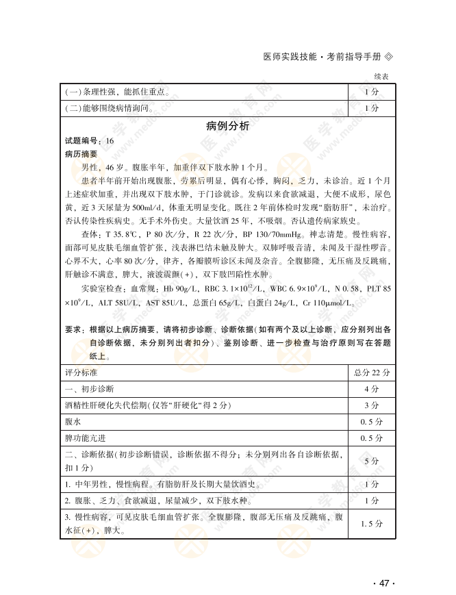 臨床病例分析16 臨床病例分析16