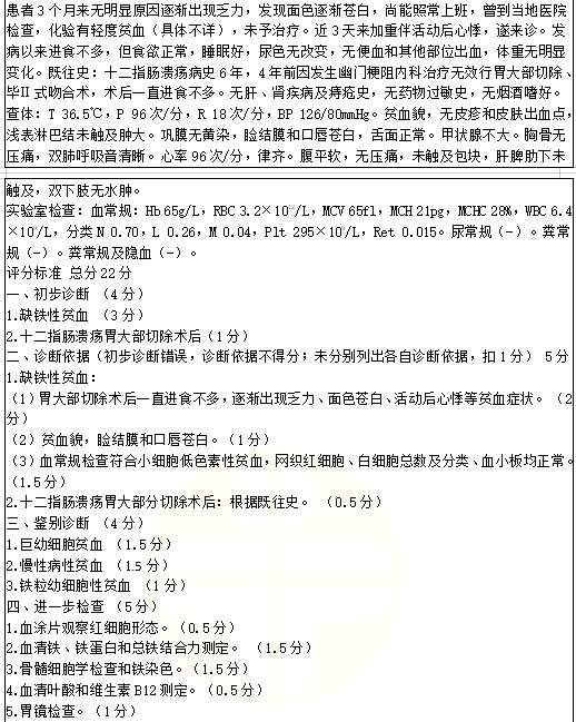 缺鐵性貧血 缺鐵性貧血