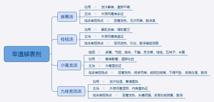 辛溫解表劑 辛溫解表劑