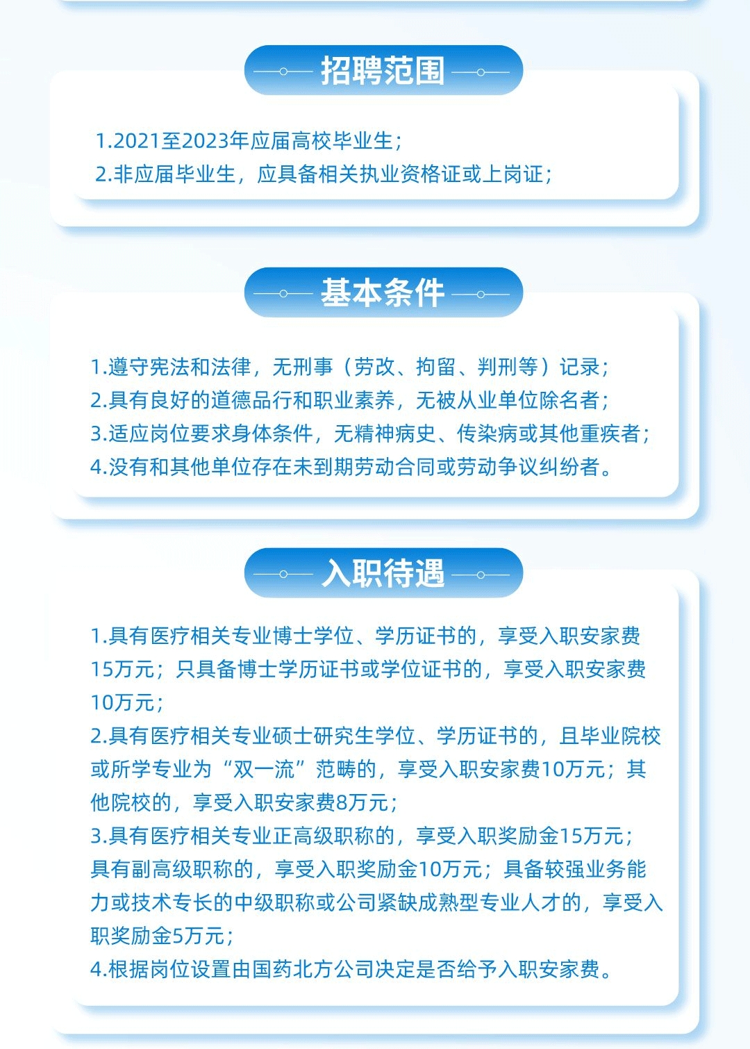 招聘條件 招聘條件