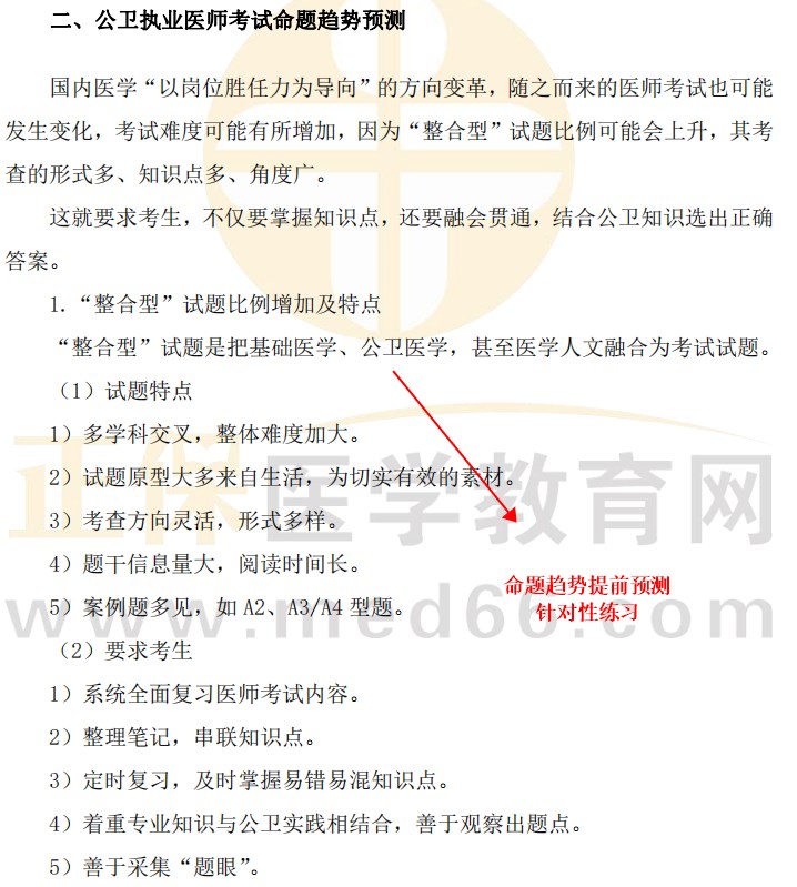 2023公衛(wèi)醫(yī)師筆試命題趨勢(shì)預(yù)測(cè) 2023公衛(wèi)醫(yī)師筆試命題趨勢(shì)預(yù)測(cè)