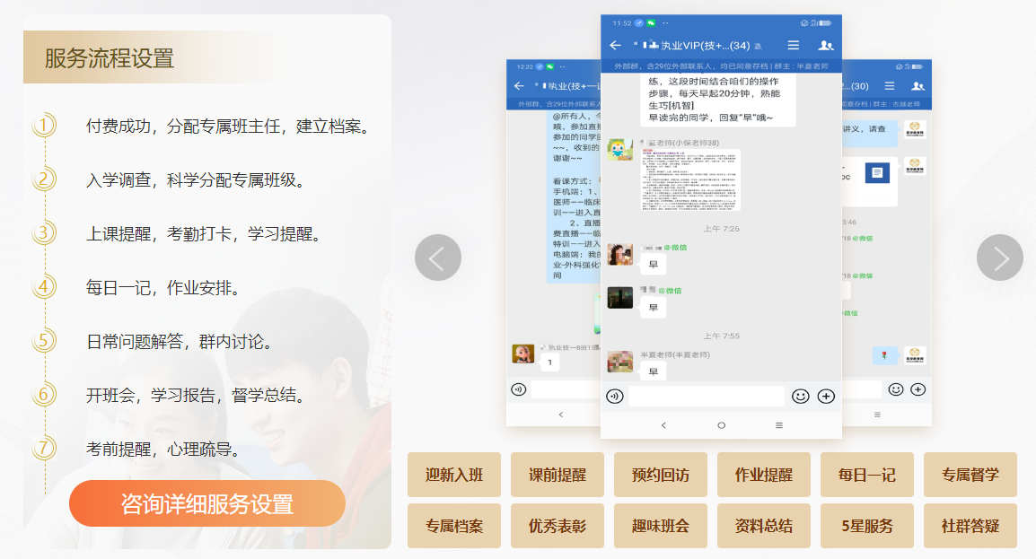 VIP簽約特訓營貼心服務 VIP簽約特訓營貼心服務