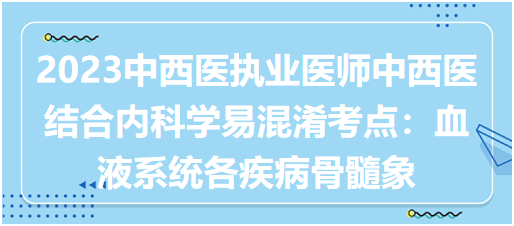 中西醫(yī)結(jié)合內(nèi)科學(xué)易混淆考點(diǎn):血液系統(tǒng)各疾病骨髓象 中西醫(yī)結(jié)合內(nèi)科學(xué)易混淆考點(diǎn):血液系統(tǒng)各疾病骨髓象