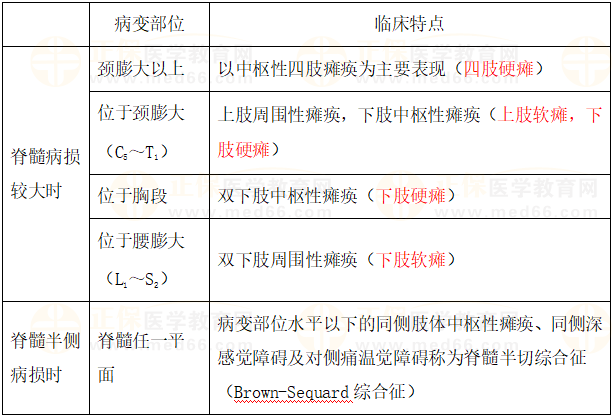 脊髓病變的定位診斷 脊髓病變的定位診斷
