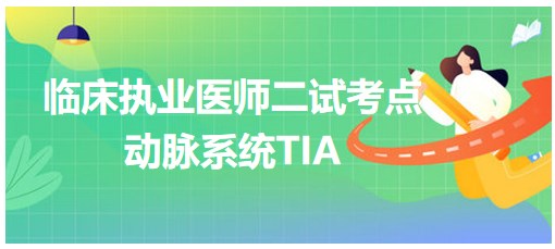 動(dòng)脈系統(tǒng)TIA 動(dòng)脈系統(tǒng)TIA