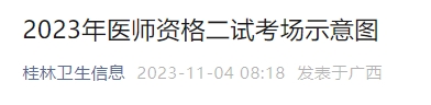2023年醫(yī)師資格二試考場示意圖 2023年醫(yī)師資格二試考場示意圖