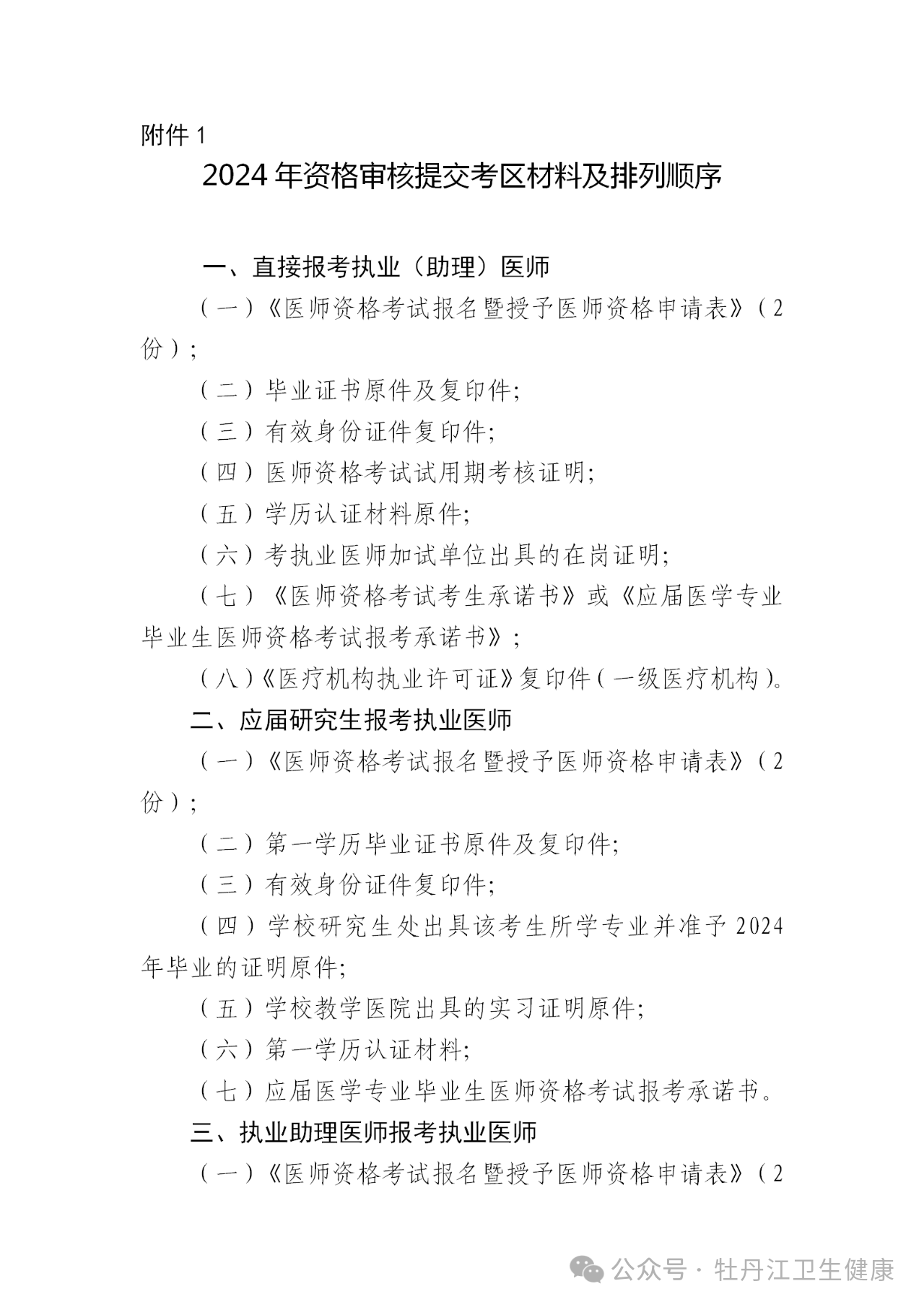 附件12024年資格審核提交考區(qū)材料及排列順序 附件12024年資格審核提交考區(qū)材料及排列順序