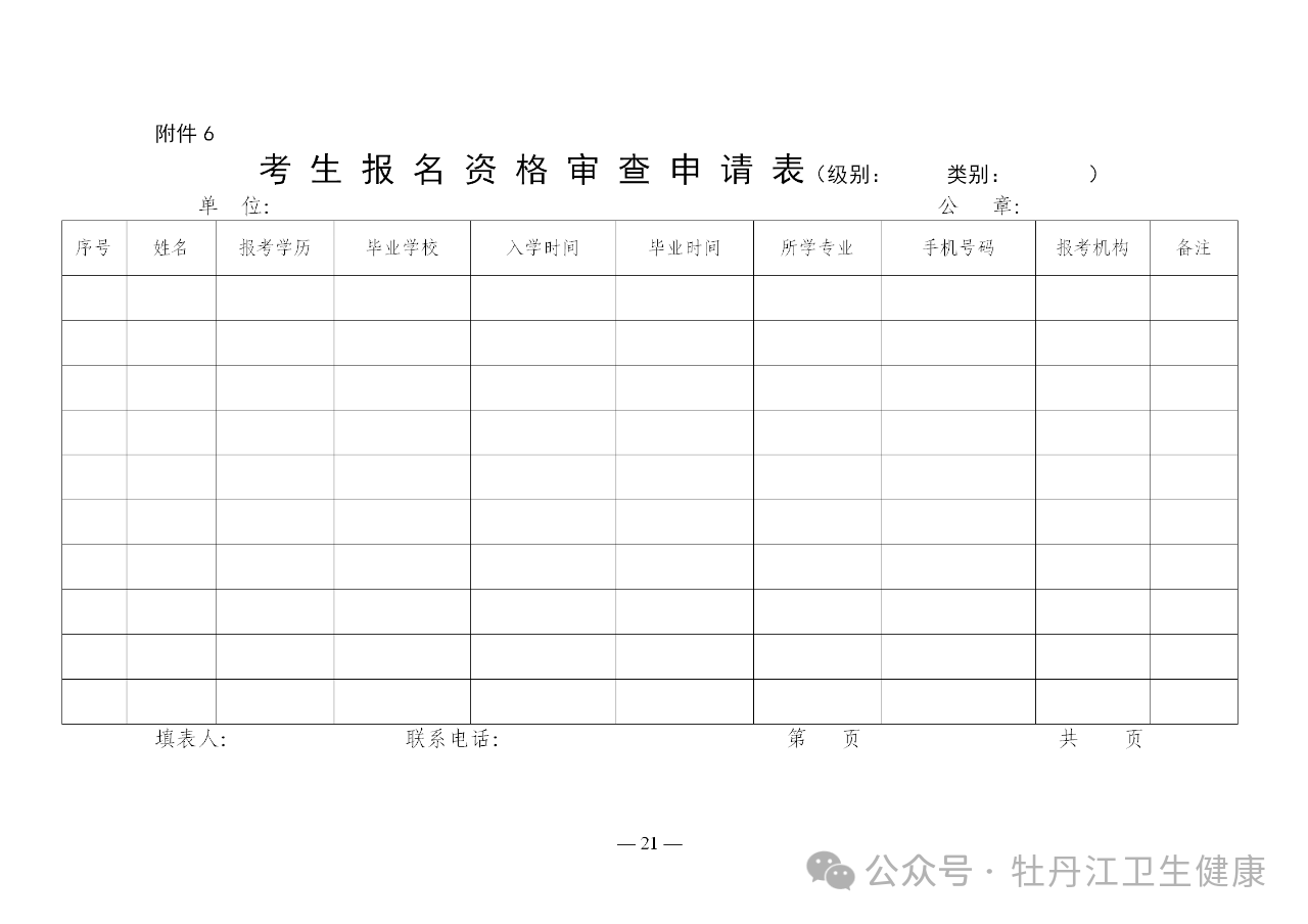 附件6考生報(bào)名資格審查申請(qǐng)表 附件6考生報(bào)名資格審查申請(qǐng)表
