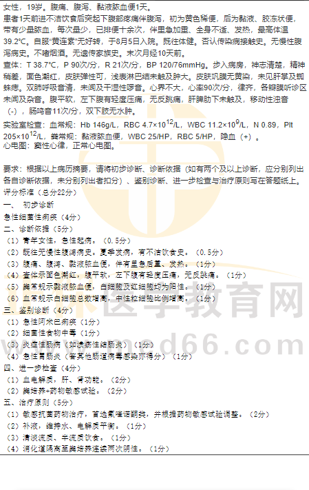 病例分析 病例分析